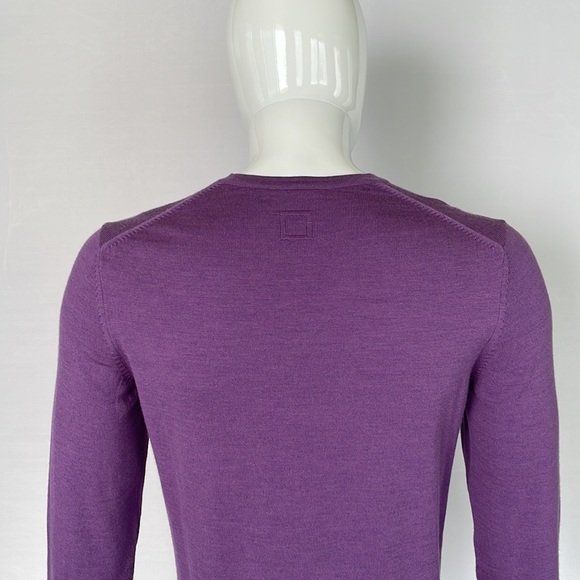 Hugo Boss Slim Fit Purple Sweater Size Large - Picture 11 of 14